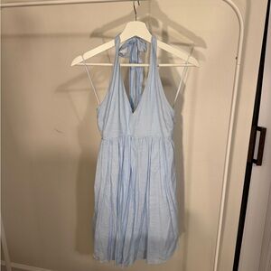 Altar’d State Light Blue Halter Dress
